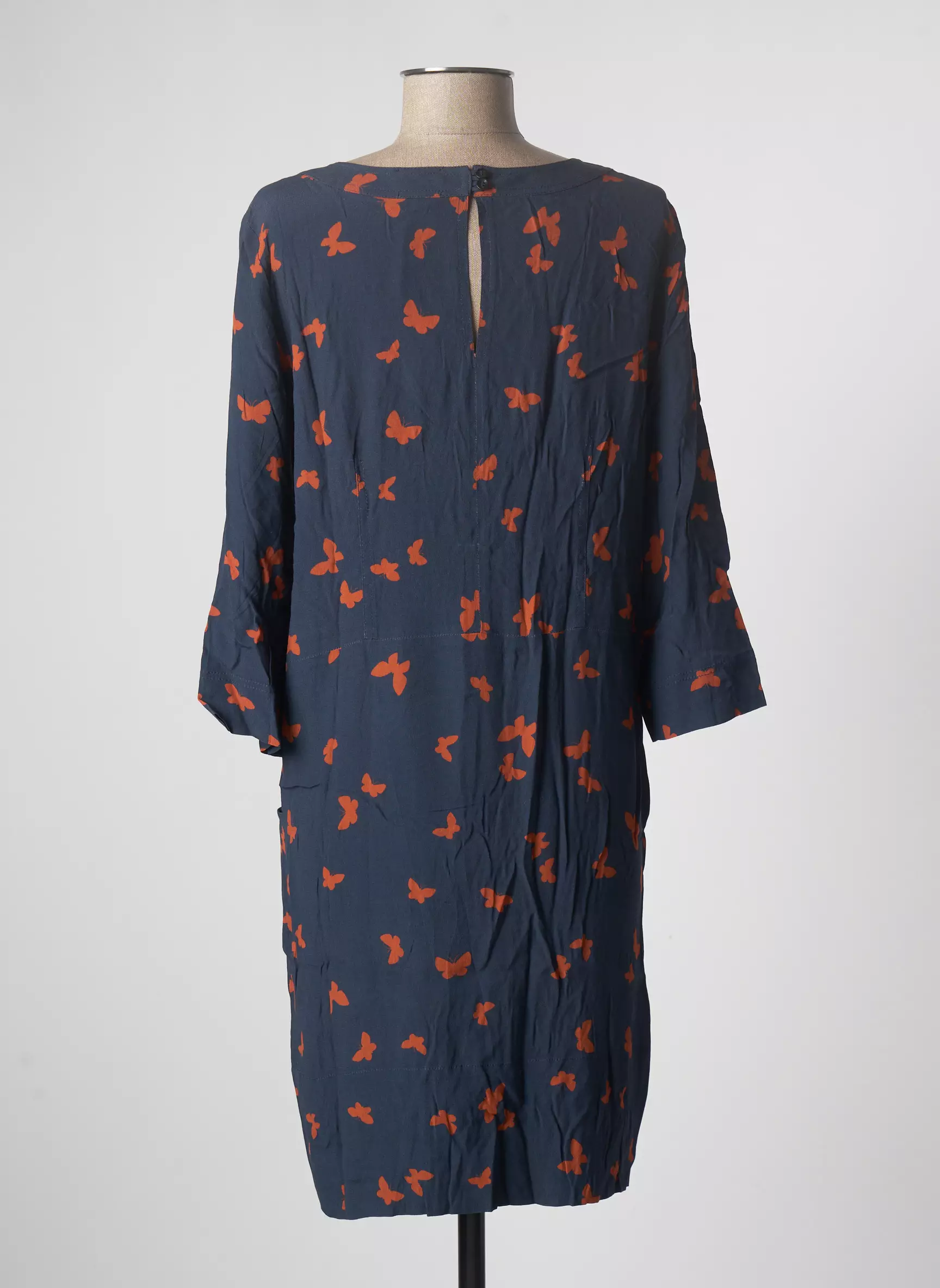 Zyga Robes Mi Longues Femme couleur bleu