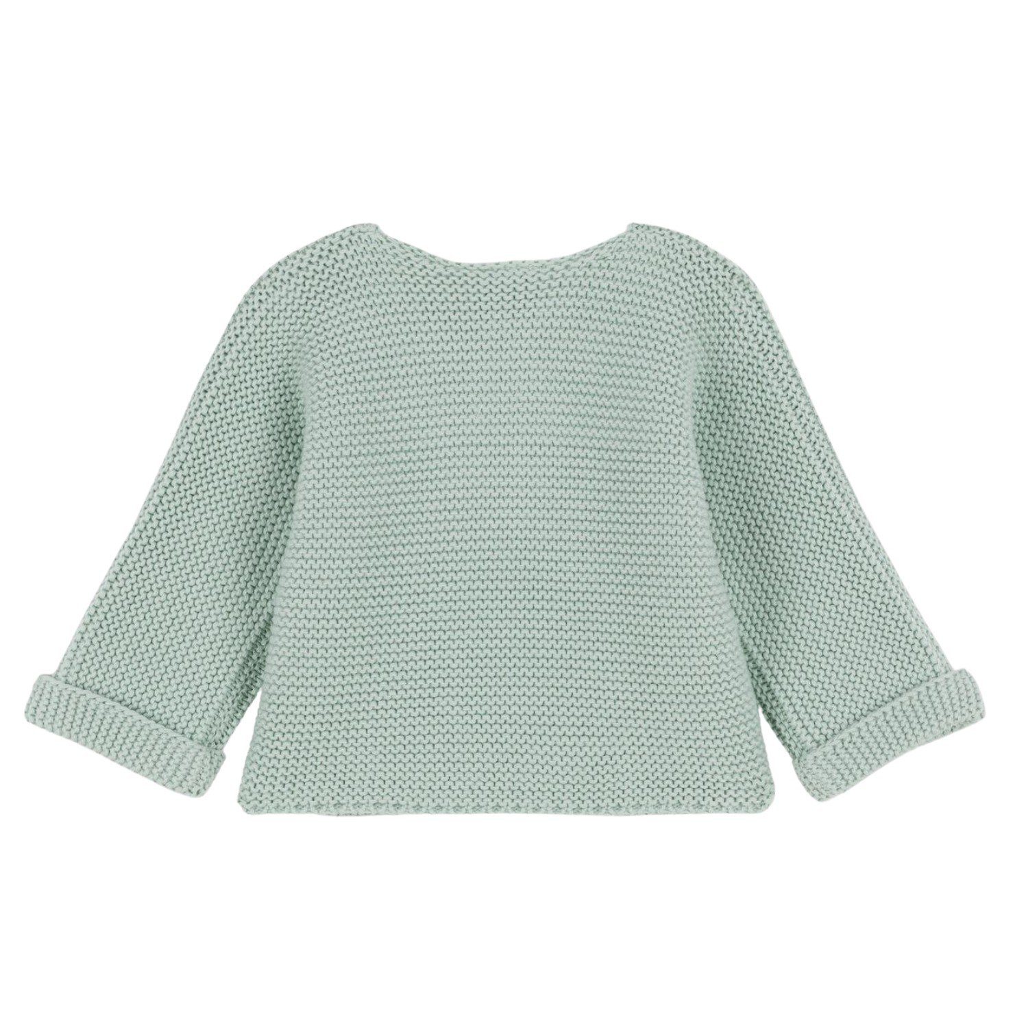Petit Bateau Strickjacke Petit Bateau wunderschöne Strickjacke / Cardigan grün Baby