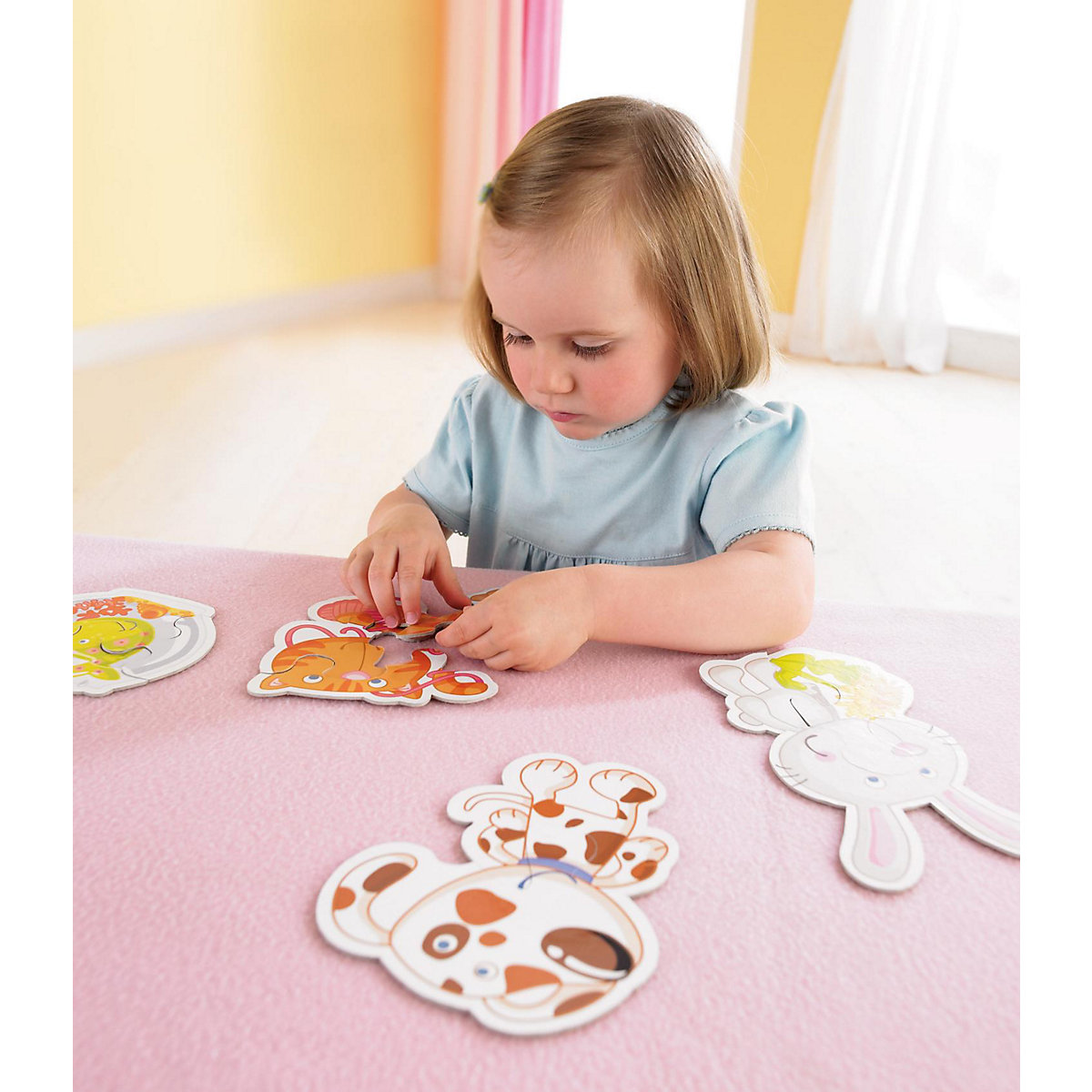 HABA 3902 6 Erste Puzzle - Haustiere