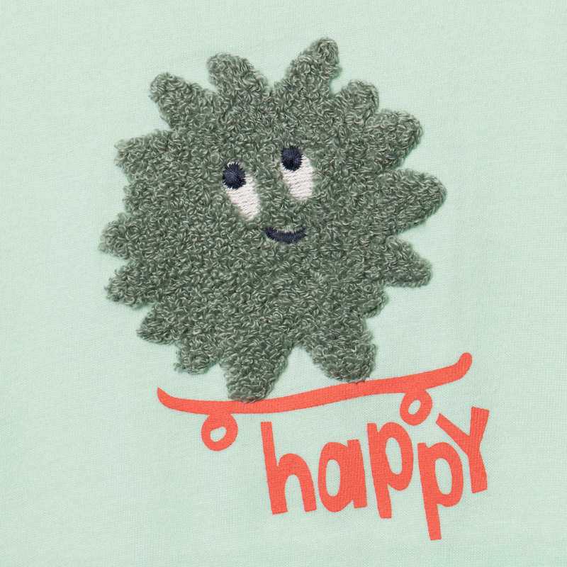 T-shirt bébé garçon bouclette vert Catimini