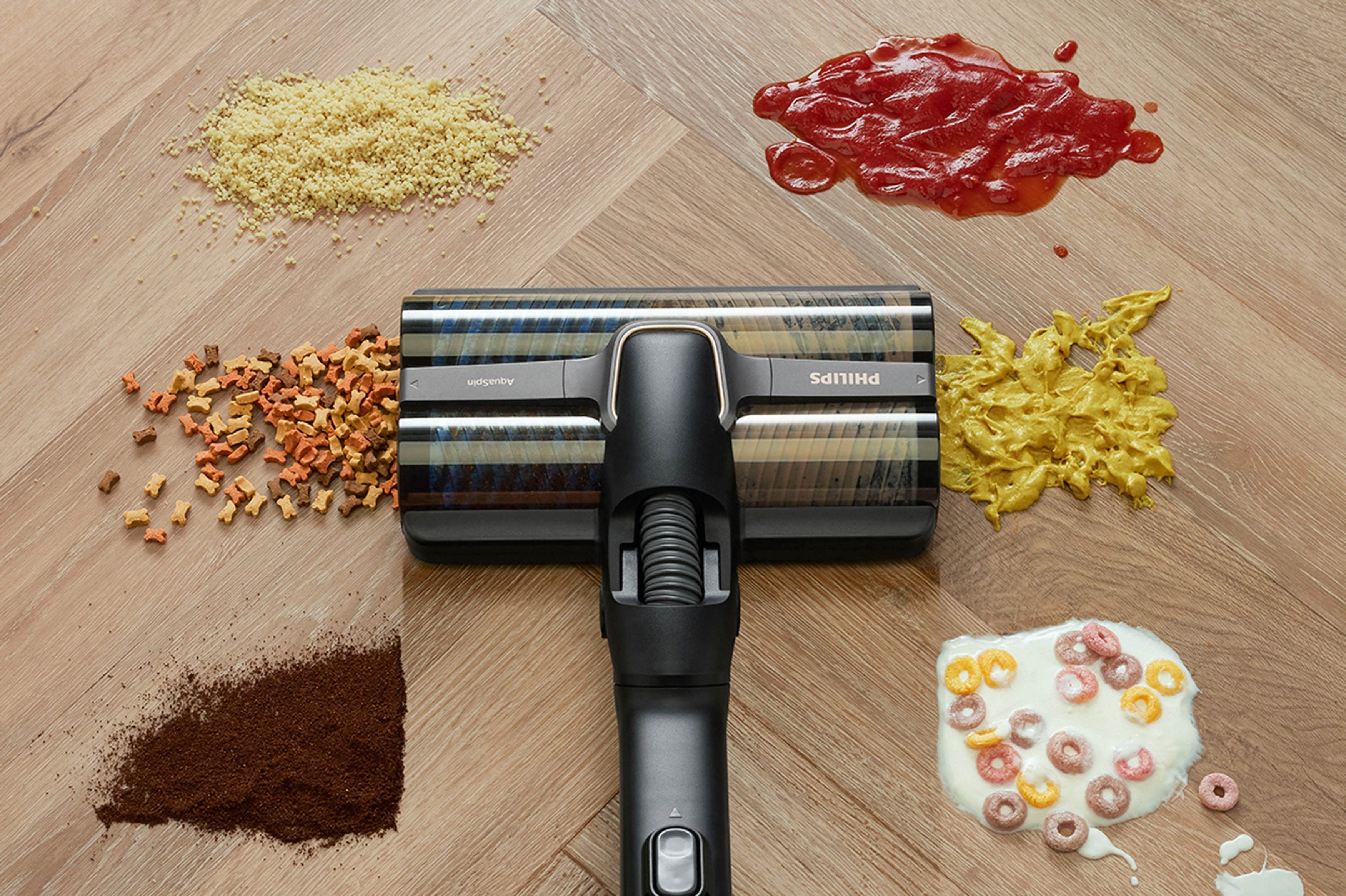 Philips Nass-Trocken-Akkusauger AquaTrio Cordless 7000 Series, Saugen und Wischen in einem Zug, beutellos, XW7110/01