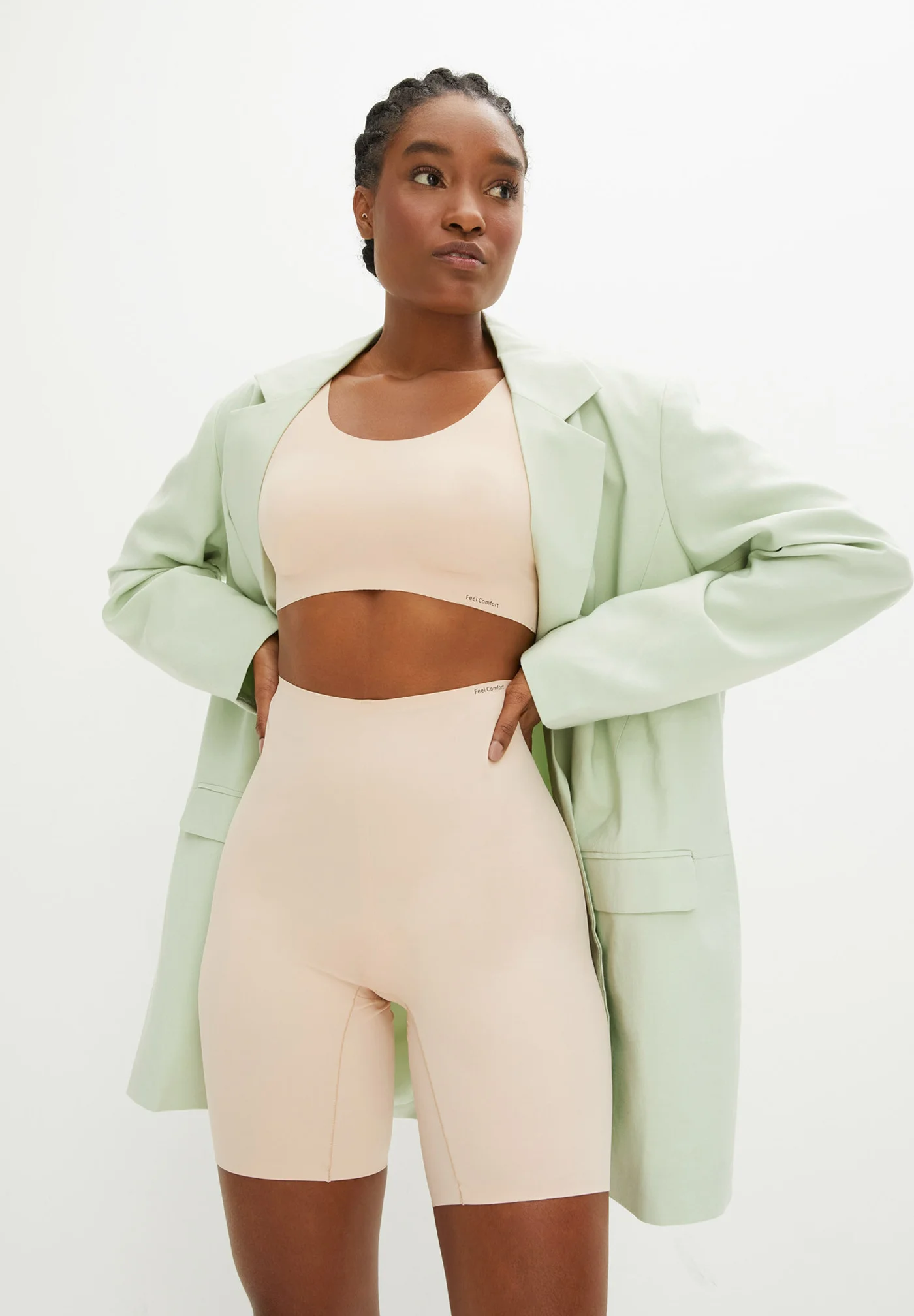 Bonprix FEEL COMFORT LASERCUT RADLER - Pantalones cortos
