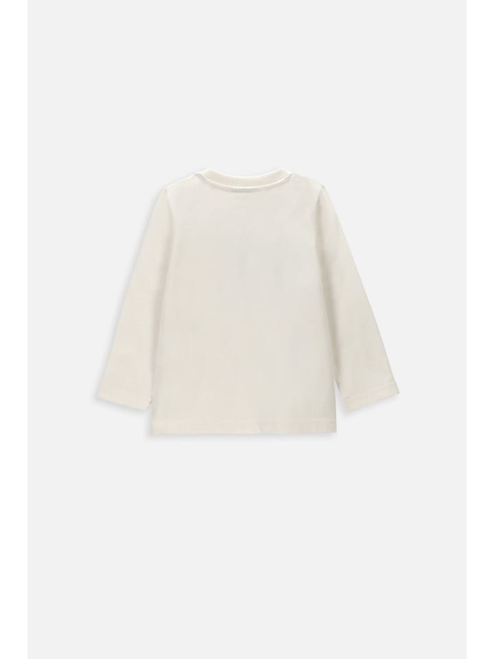 Coccodrillo T-shirt mit langen Ärmeln in ecru günstig kaufen