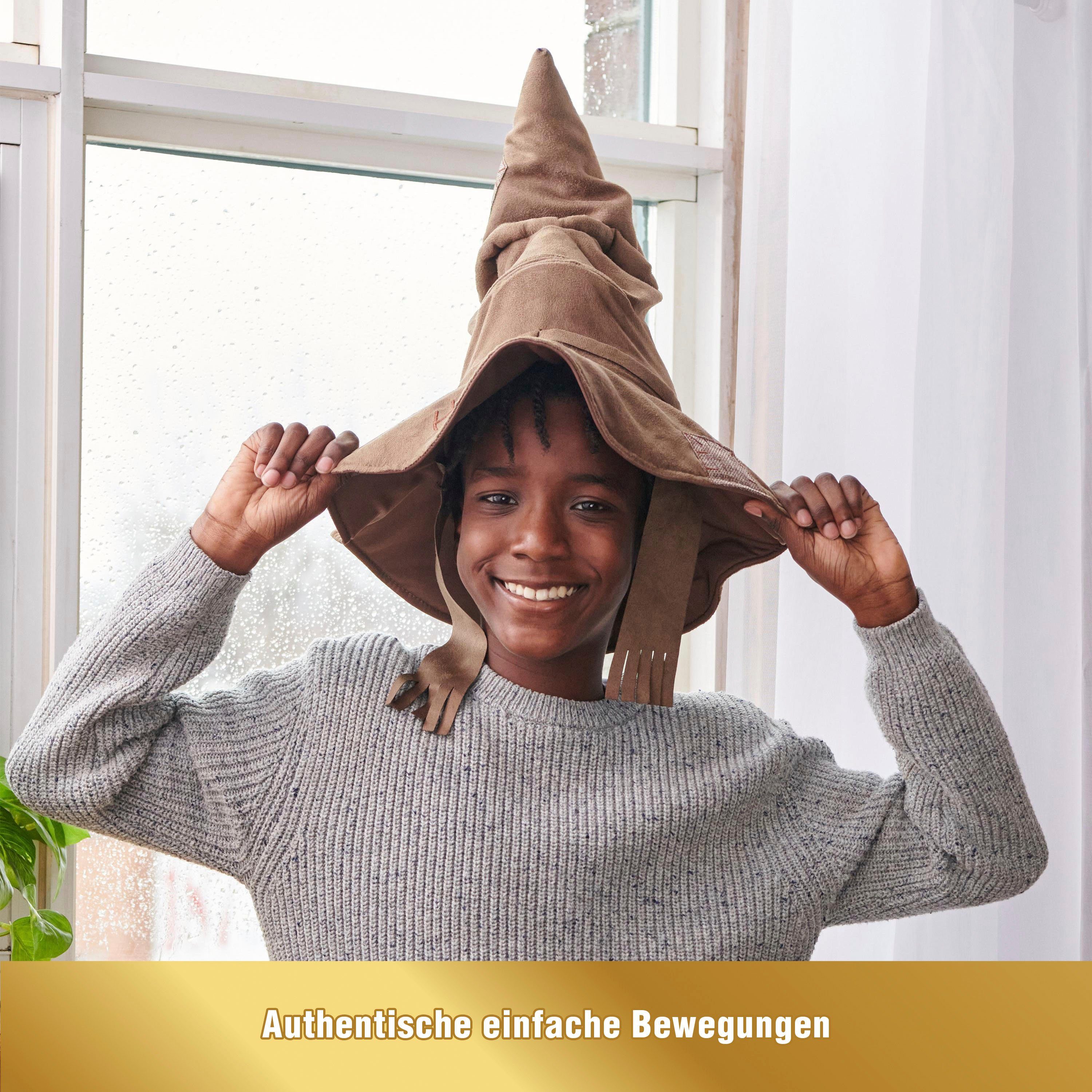 Spin Master Spielfigur Wizarding World Harry Potter - Der sprechende Hut, mit Geräuschen und Bewegungen