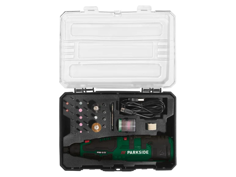 Esmerilhadeira/Furadeira de Precisão PARKSIDE® PFBS 12 C6, 12V
