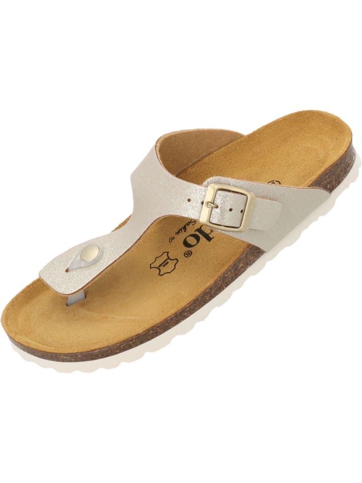palado Pantoletten in gold glitzer günstig kaufen