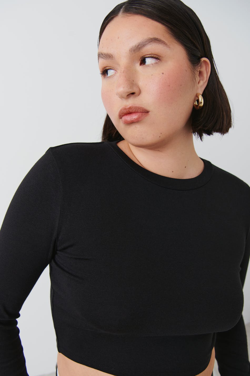 Soft cropped top