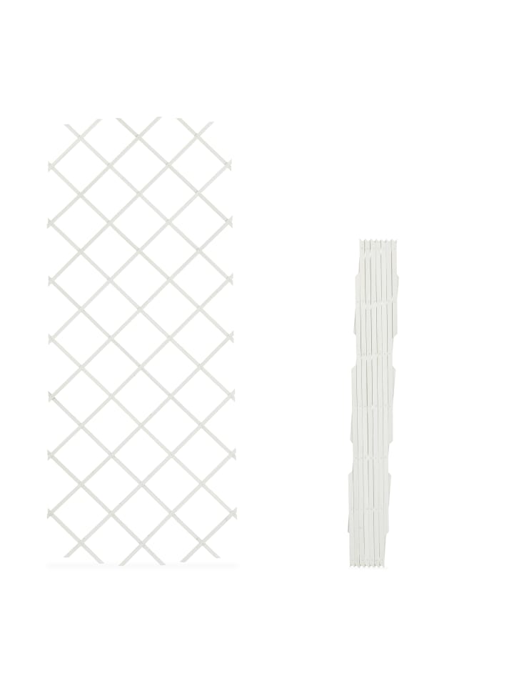 relaxdays 3 x Rankgitter in Weiß - (B)90 x (H)180 cm günstig kaufen onesize