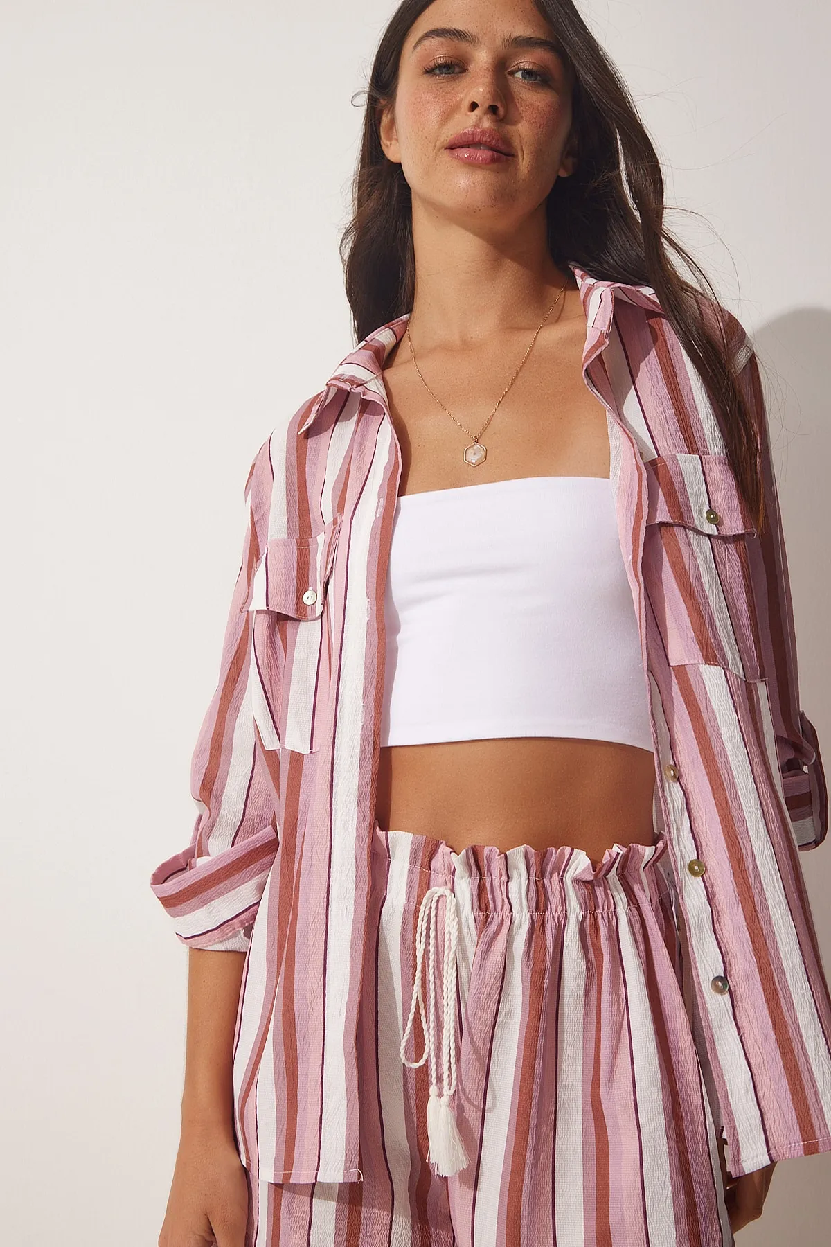 Happiness İstanbul  Zweiteiler - Rosa - Regular Fit
