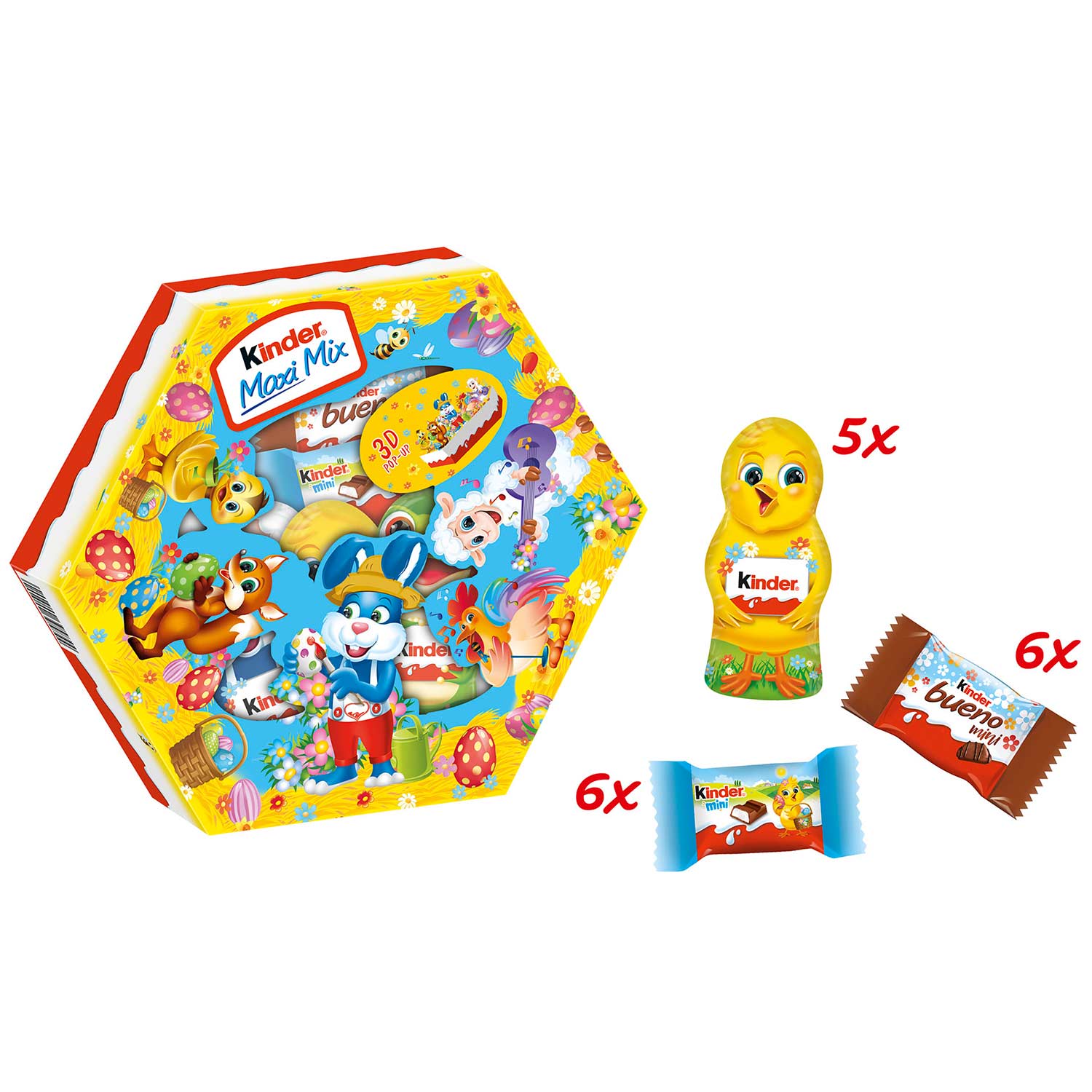 kinder Maxi Mix Osternest 143g