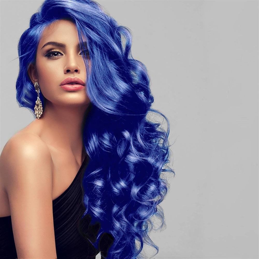 hair2heart Extensions adhésives cheveux naturels #bleu extensions
