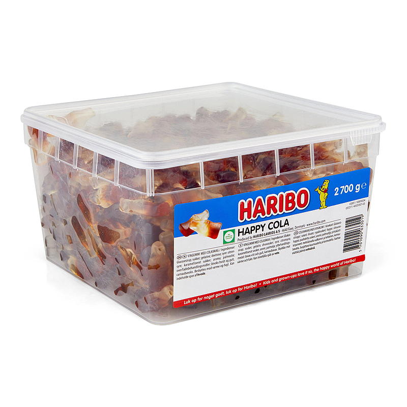 KnallGodt Happy colaflasker Haribo 2,7 kg