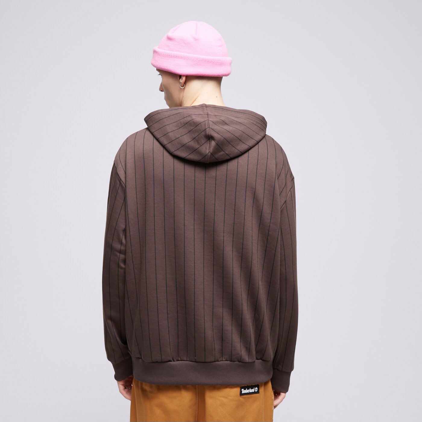 NEW ERA HOODIE NE PINSTRIPE OS Braun