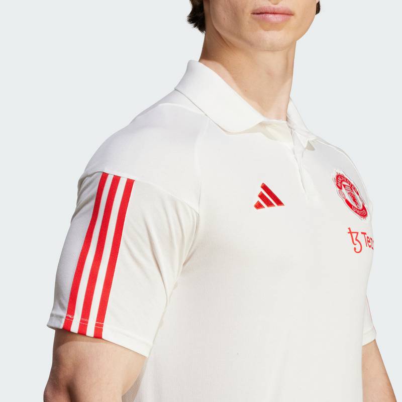 adidas Manchester United Tiro 23 Poloshirt Langarmshirt Herren