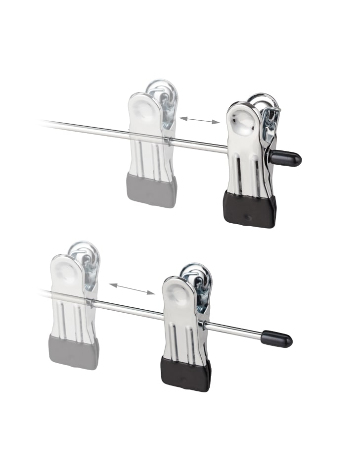relaxdays 2x Mehrfachbügel in Silber günstig kaufen onesize