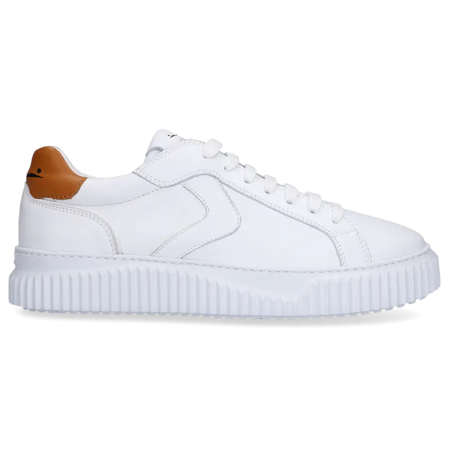 VOILE BLANCHE - Sneaker low LIPARI Veloursleder - weiß