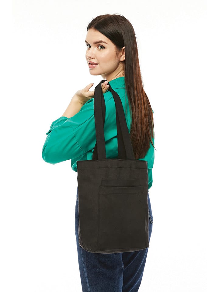 BAGmori Schultertasche in Schwarz - (B)33 x (H)45 x (T)10 cm günstig kaufen onesize