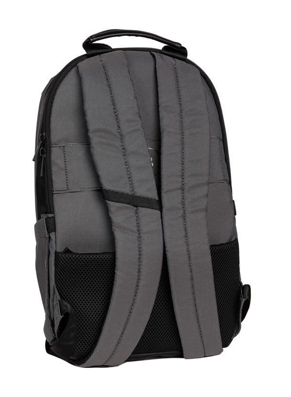 BOGGI MILANO, Rucksack, Mikrofaser wasserabweisend, schwarz