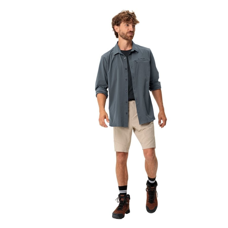 Farley Stretch Langarm Shirt Herren