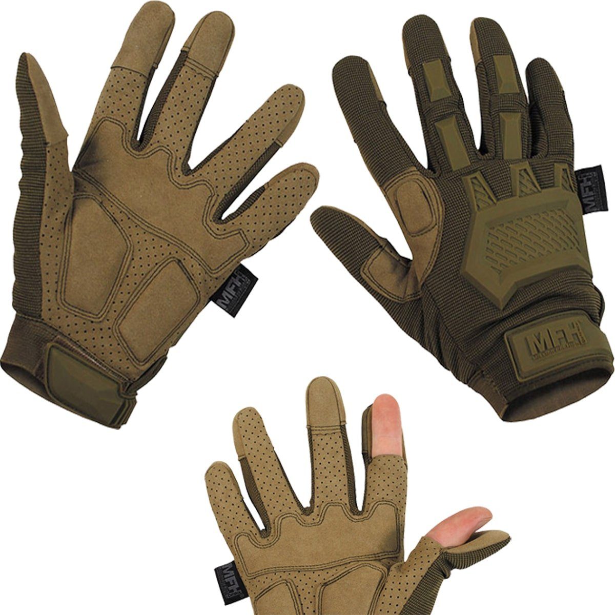 MFH Schnittschutzhandschuhe Militär Tactical Handschuhe Action