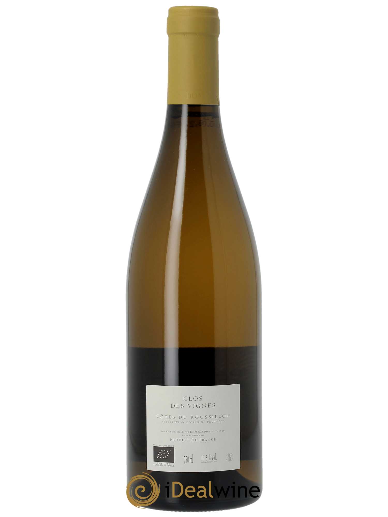Côtes du Roussillon Villages Gardiés (Domaine) Clos des Vignes  2021 - Lot de 1 Bouteille