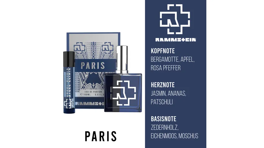Rammstein Paris for Him + Steel Elixir Eau de Parfum Geschenkpackung 115 ml