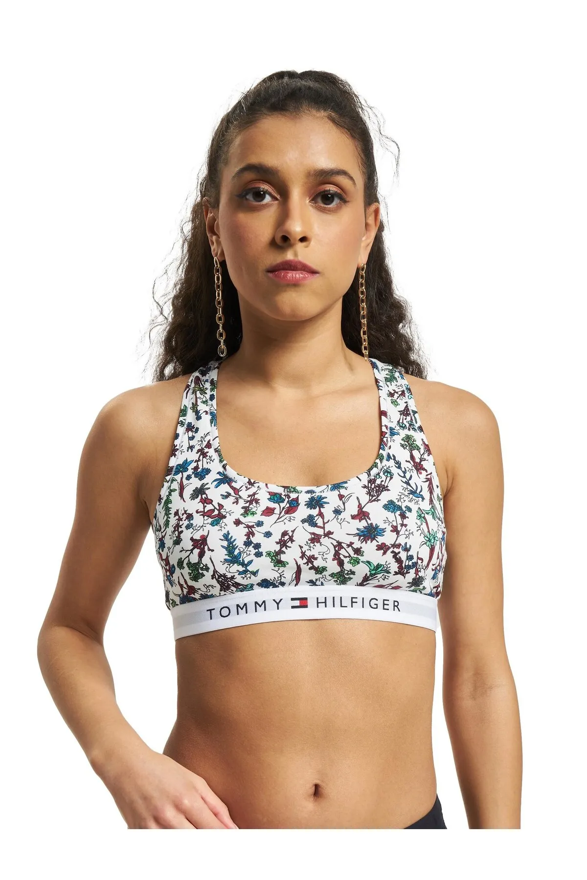 Tommy Hilfiger  Ungefütterter Damen-Bralette mit Druck