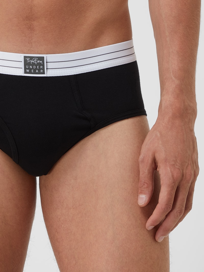 Trunks mit elastischem Logo-Bund im 2er-Pack Modell 'ESSENTIAL' in schwarz