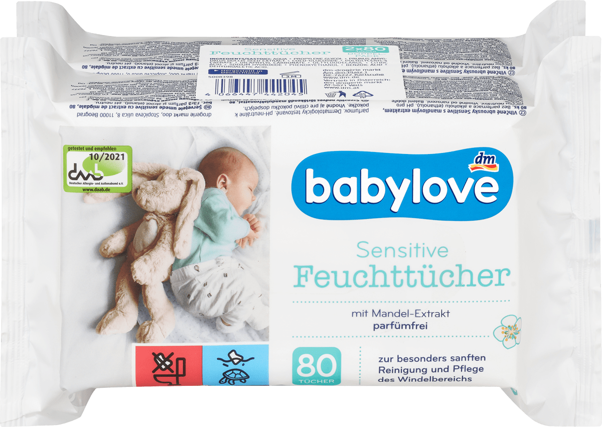 Feuchttücher sensitive (2x80 St), 160 St