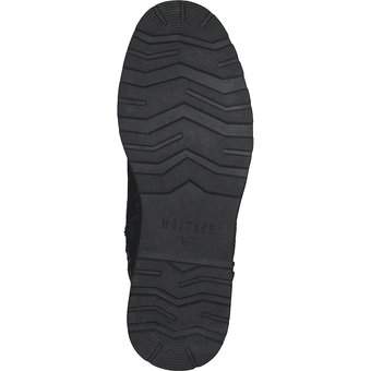 Mustang Schnür Boots in schwarz