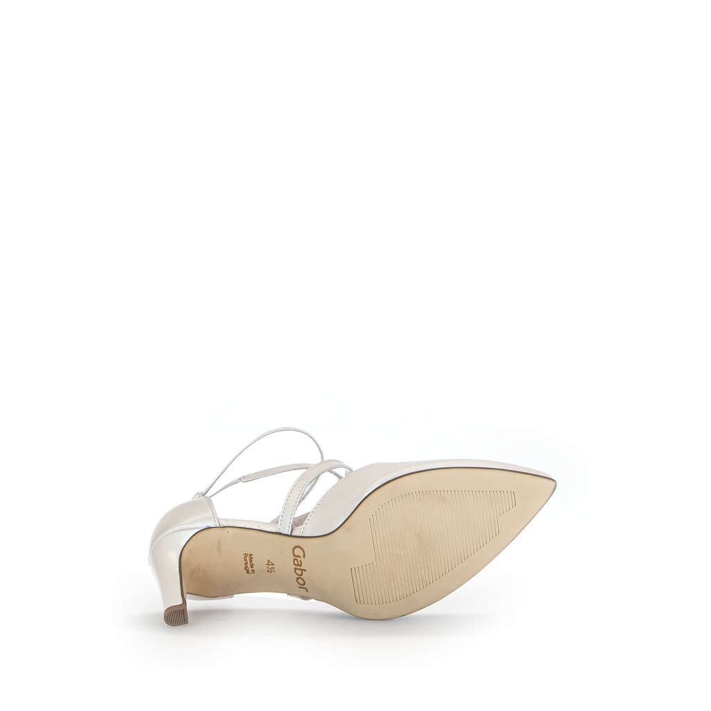 Gabor fashion Spangenpumps weiß