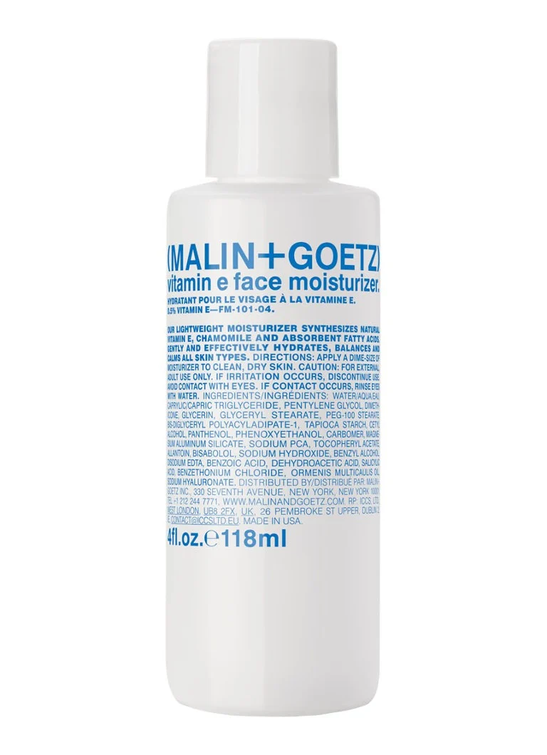 MALIN+GOETZ Cremă hidratantă pentru față cu vitamina E - Cremă de zi și de noapte