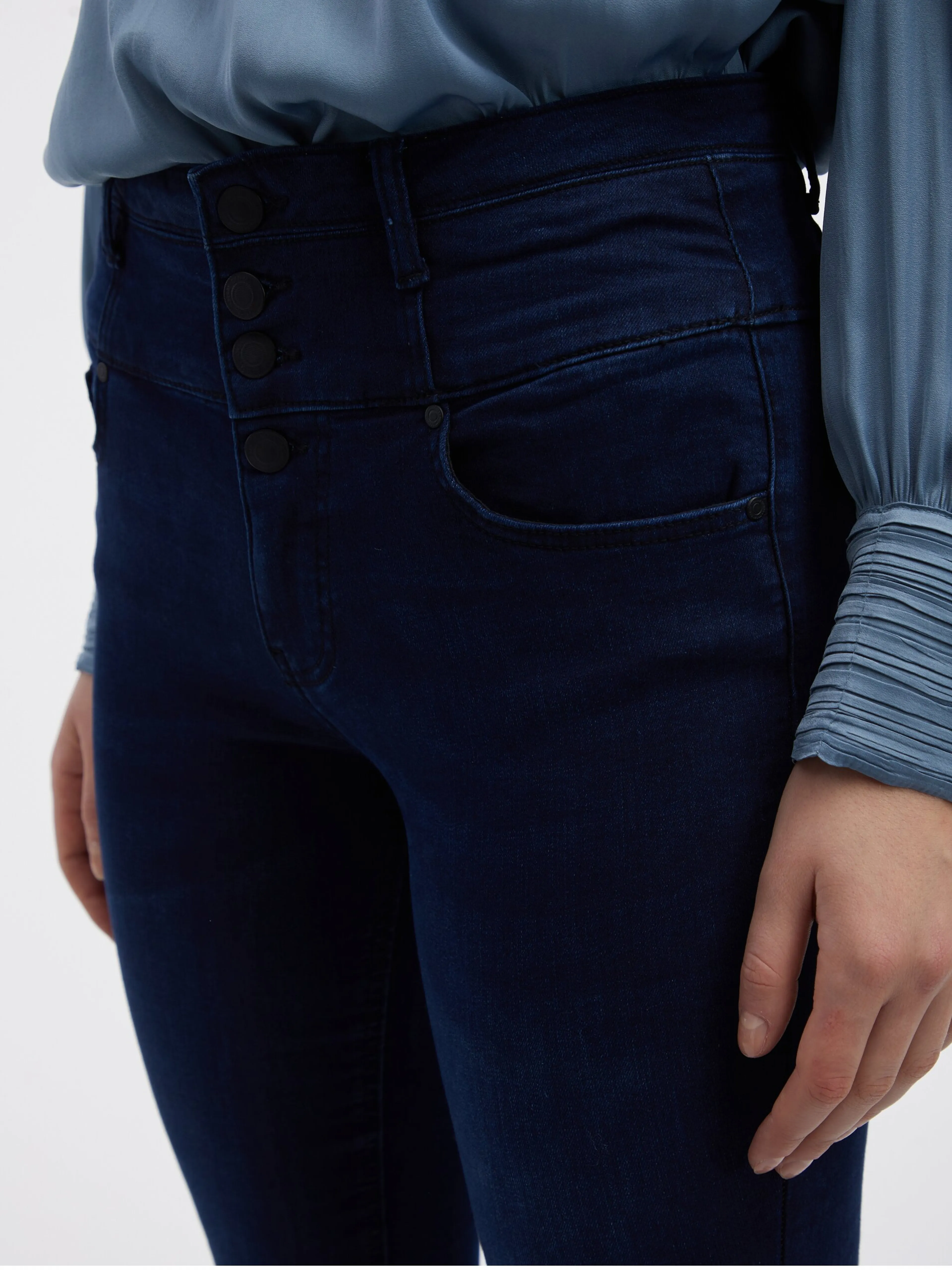 Dunkelblaue Damen Skinny Fit Jeans ORSAY