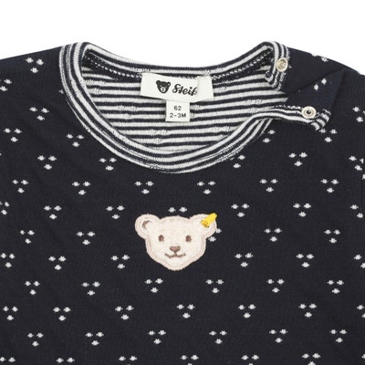 T-Shirt langarm, dunkelblau für Mädchen