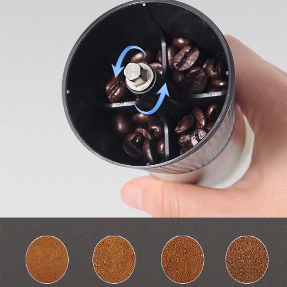 Zimtky Kaffeemühle Handkaffeemühle tragbare Mühle Edelstahl Haushalt Multifunktion