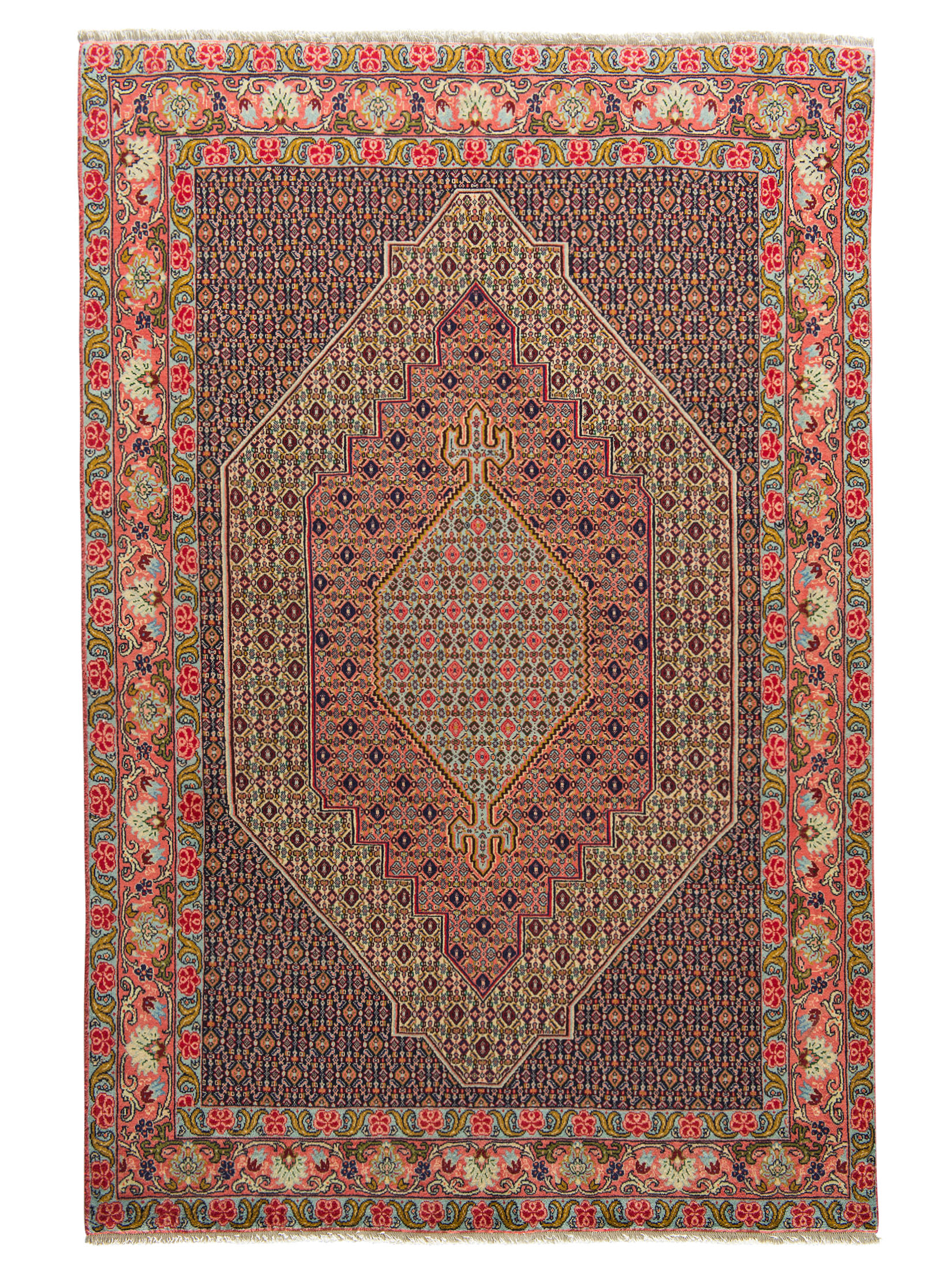 Senneh ca. 165 x 254 cm, Unikat / Einzelstück