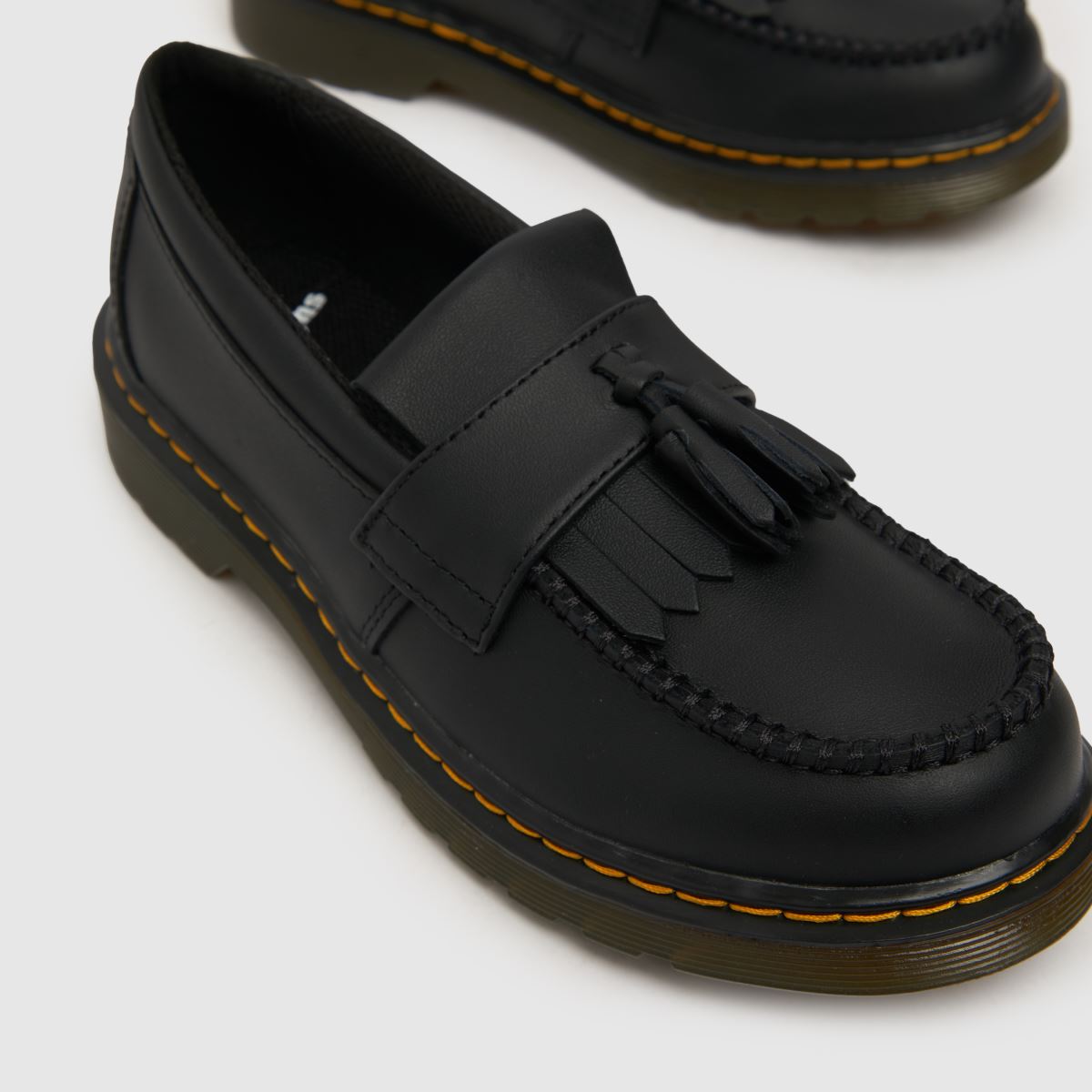 Dr Martens svarta Adrian flickor juniorskor