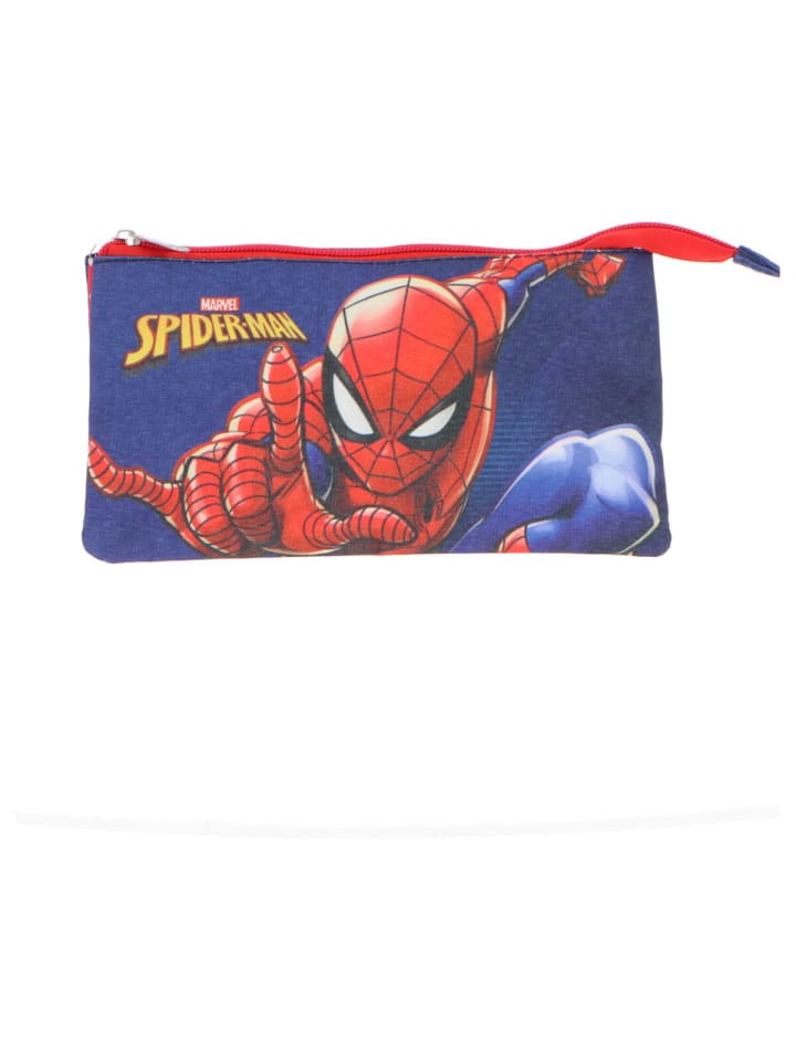 Spiderman Bleistifthalter Etui Federmappe Mehr als erstaunlich für Schule in Blau günstig kaufen 21 cm