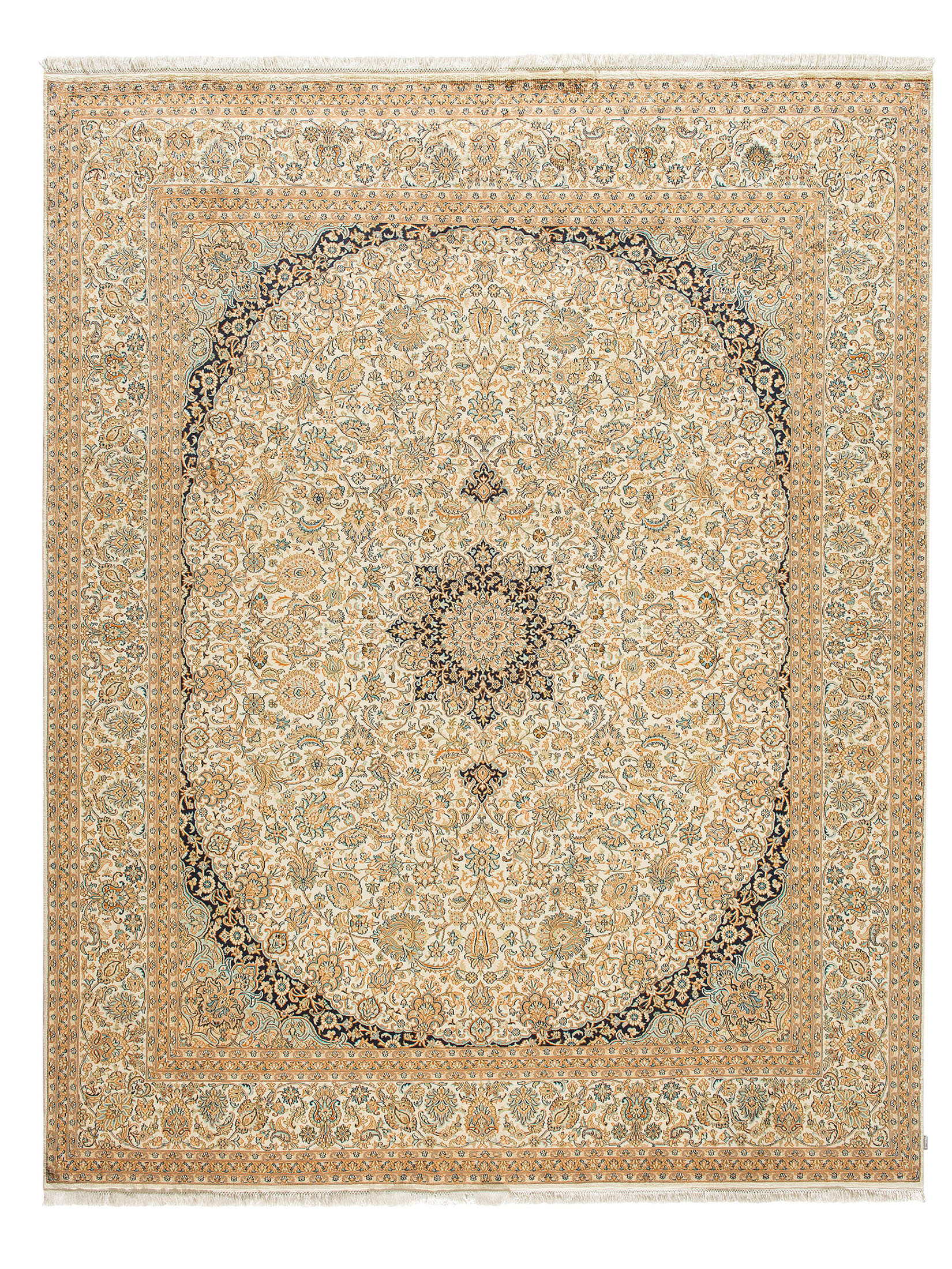 Kaschmir Seide 18/18 ca. 244 x 309 cm, Unikat / Einzelstück