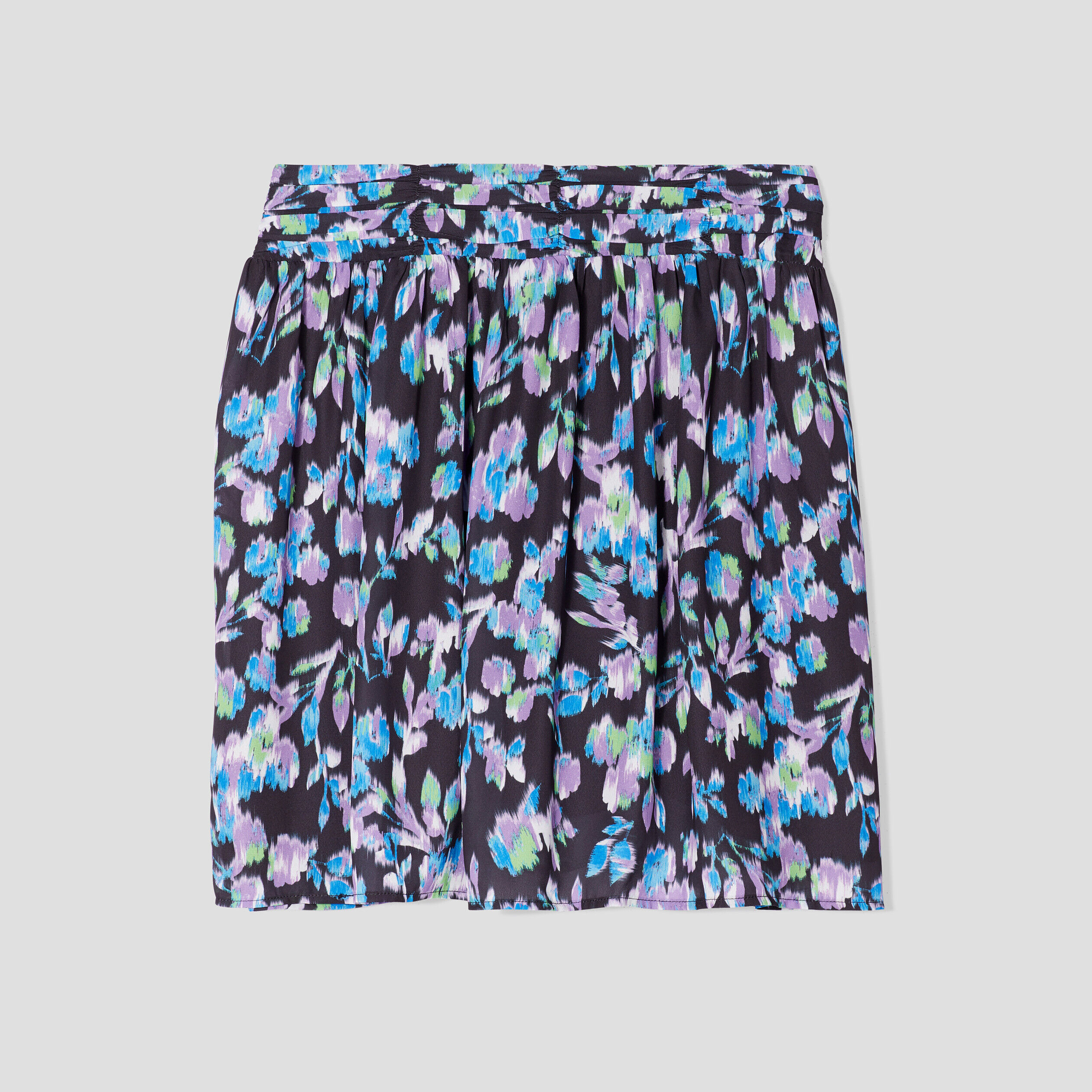 Jupe évasée taille haute noir femme | Cache Cache