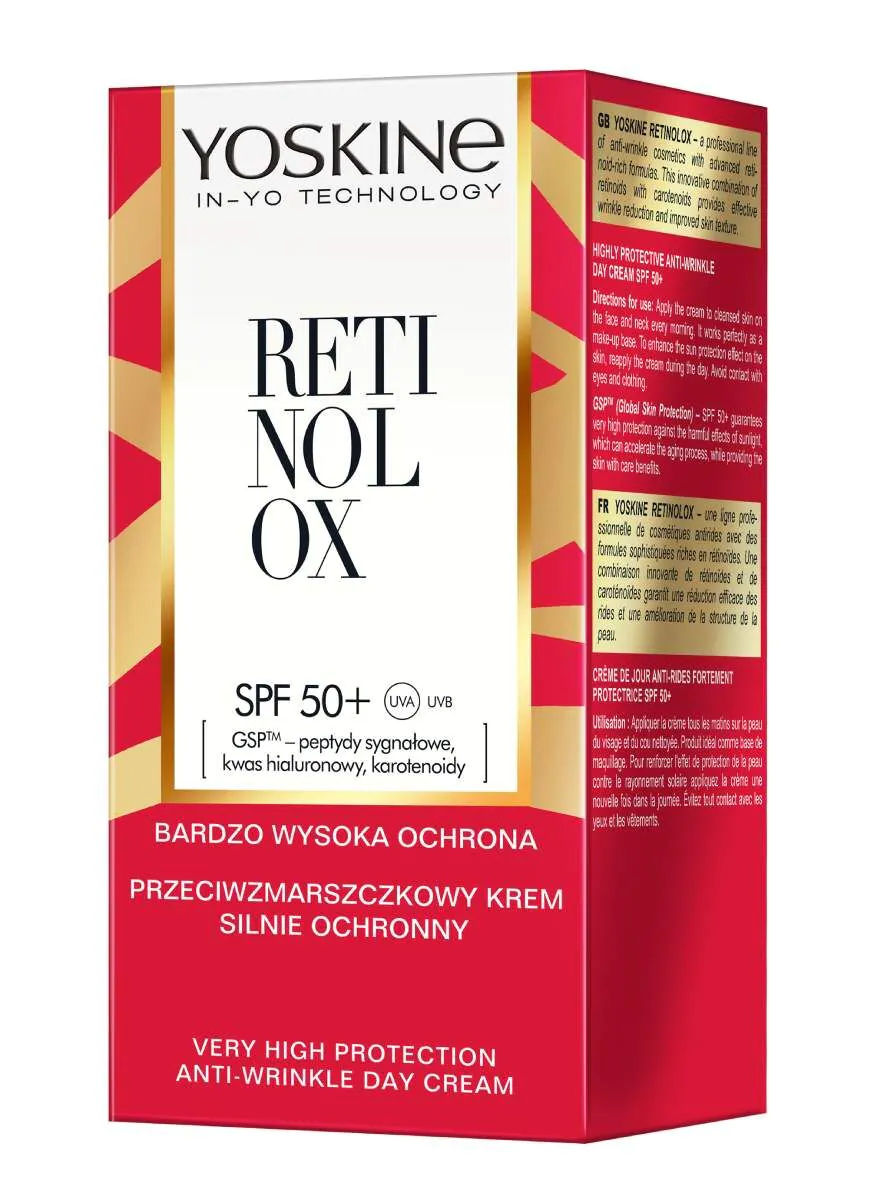 Yoskine Retinoxo beschermende crème met SPF50+