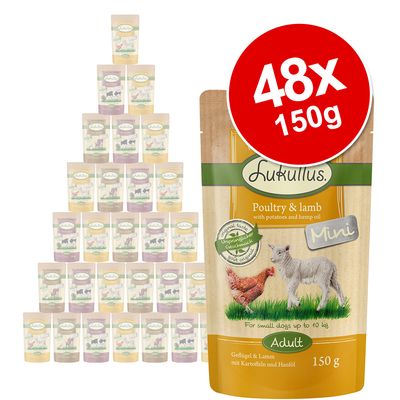 Sparpaket Lukullus Mini Frischebeutel 48 x 150 g