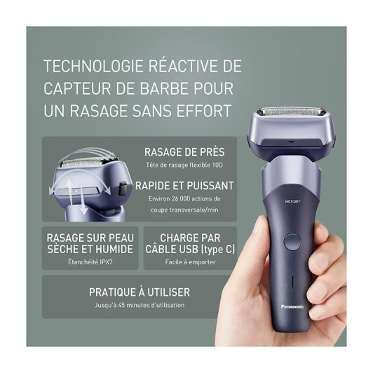 Aparat de ras PANASONIC ES-RM3FXK503