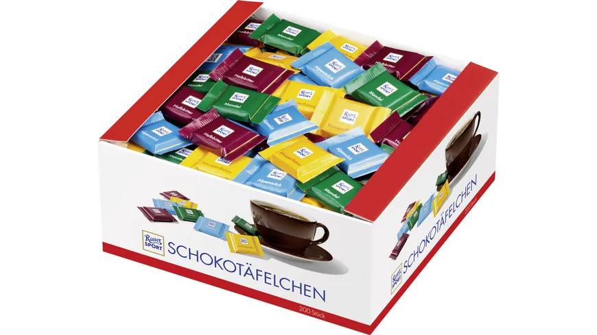 Ritter Sport Schokolade mini Schokoladentäfelchen 1106 g