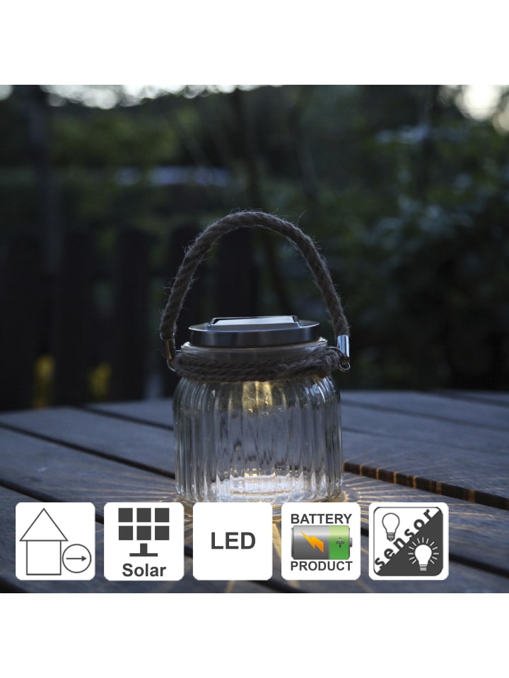 STAR Trading Solar-Tischdeko, Tischleuchte Jamjar Outdoor günstig kaufen onesize