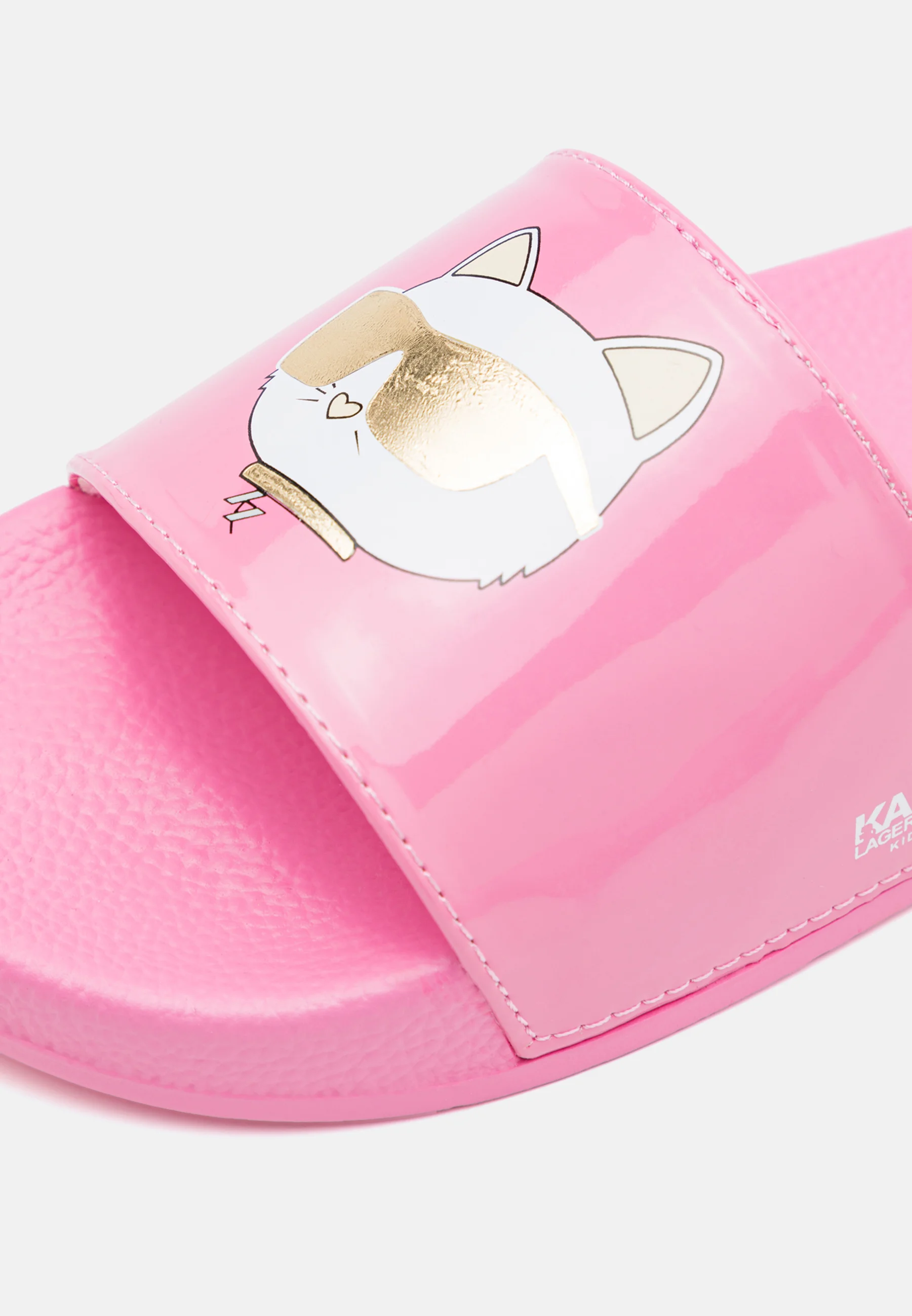 KARL LAGERFELD KIDS AQUA SLIDES UNISEX - Pantuflas