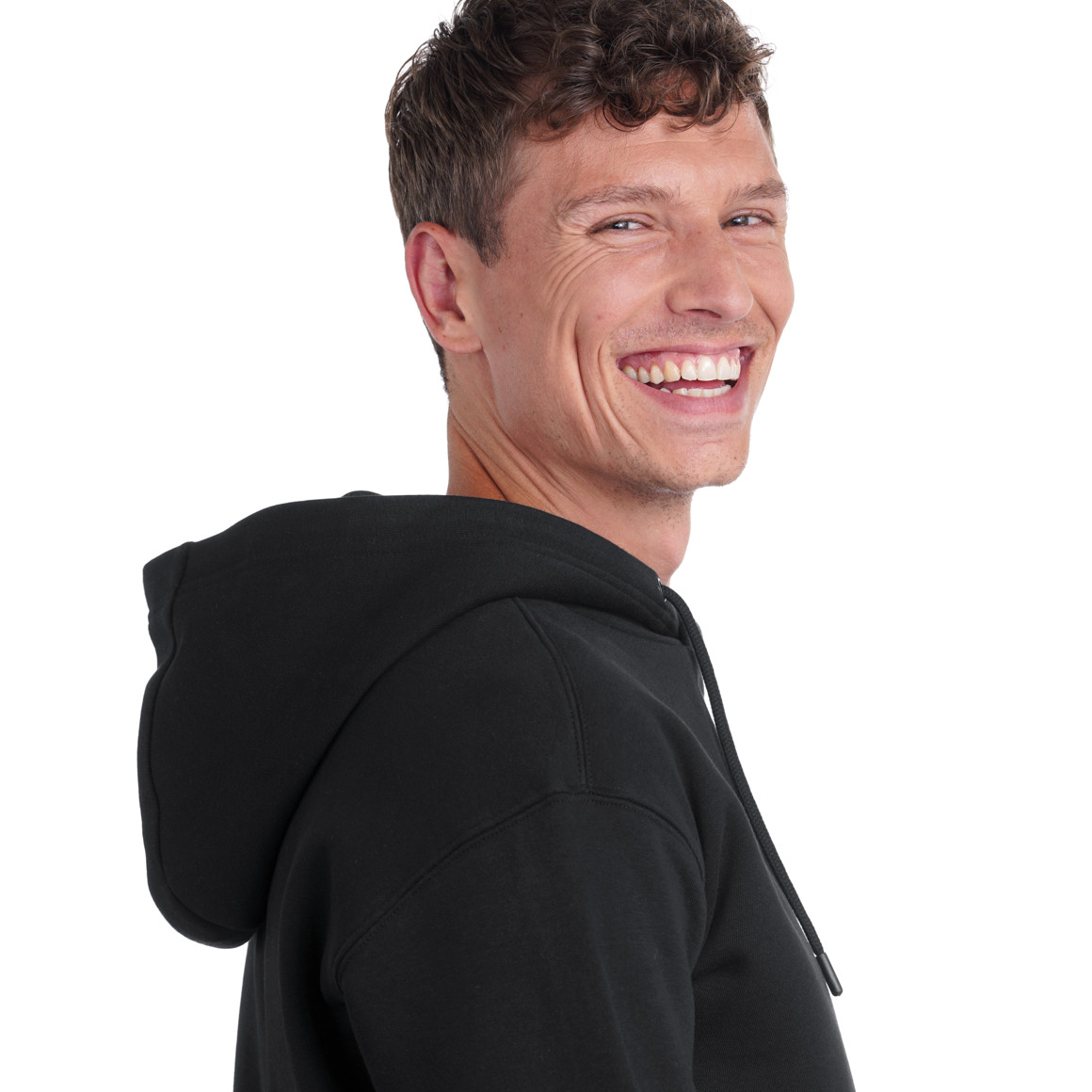 Herren Hoodie mit Schriftzug