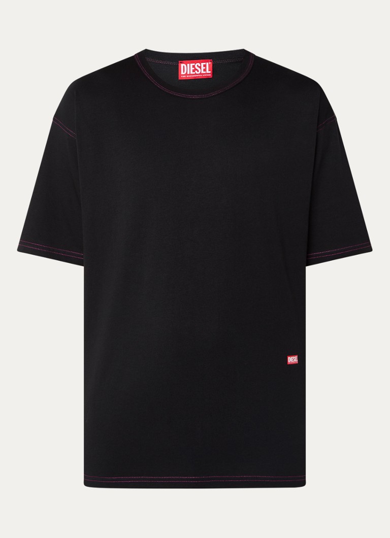 Tricou Diesel T-Boxt-R18 cu logo și imprimeu pe spate.