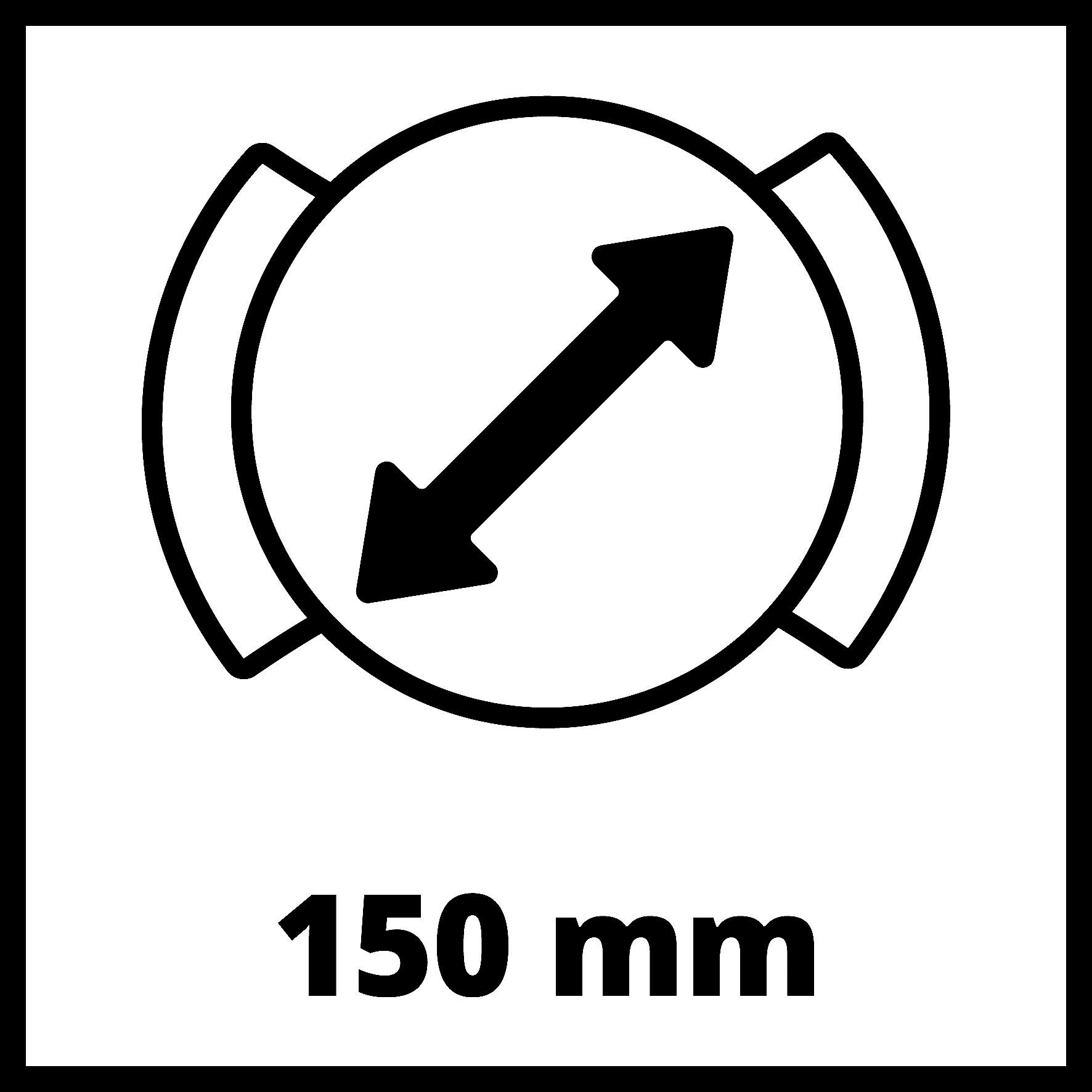 Einhell Schleifpapier Polier-/Schleifzubehör 150mm, (Set, 9 St., mit je 2 Schleifpapierscheiben mit 60er, 80er und 120er Körnung), Schaumstoffaufsatz, Synthetikpolierhauben, Schleifpapierscheiben
