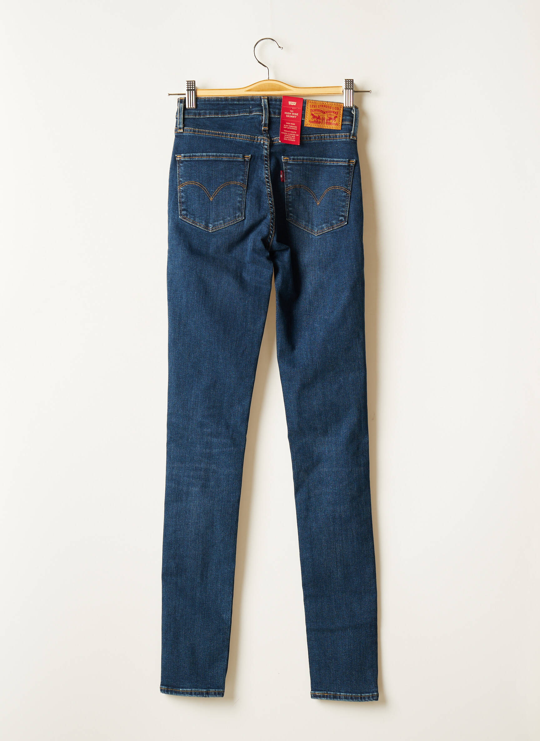 Levis Jeans Skinny Femme couleur bleu